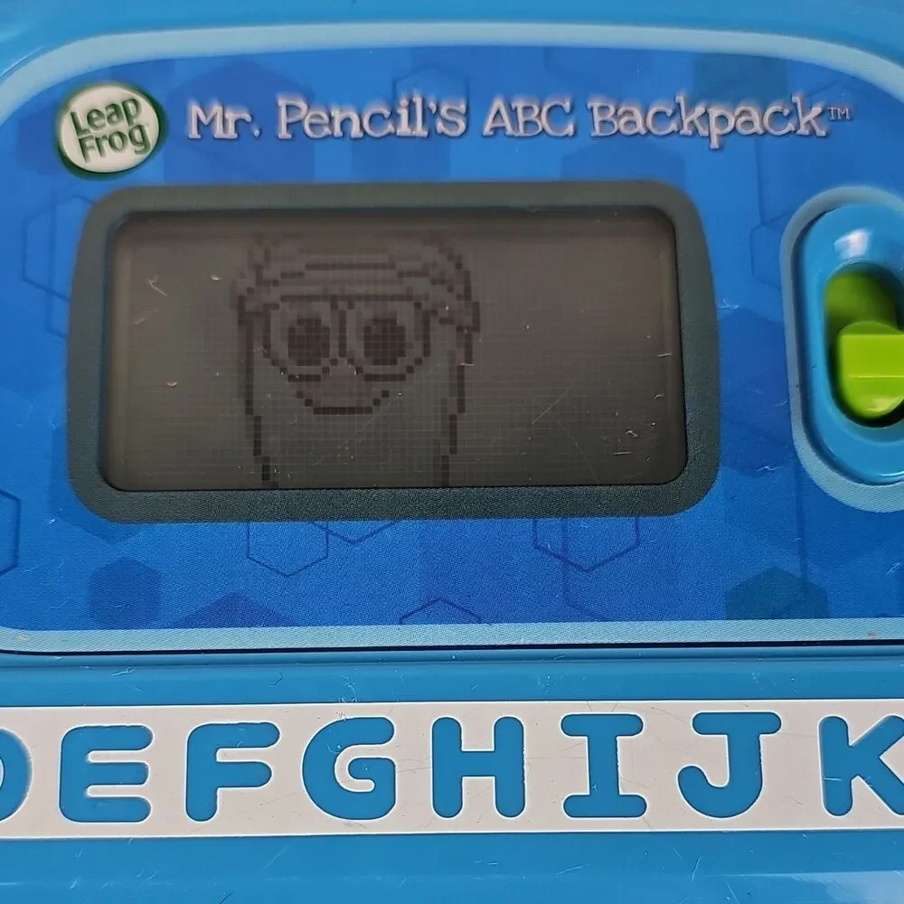 LeapFrog Mr. Pencil's ABC Backpack Electronic Learning Toy Green/Blue 2018 6034